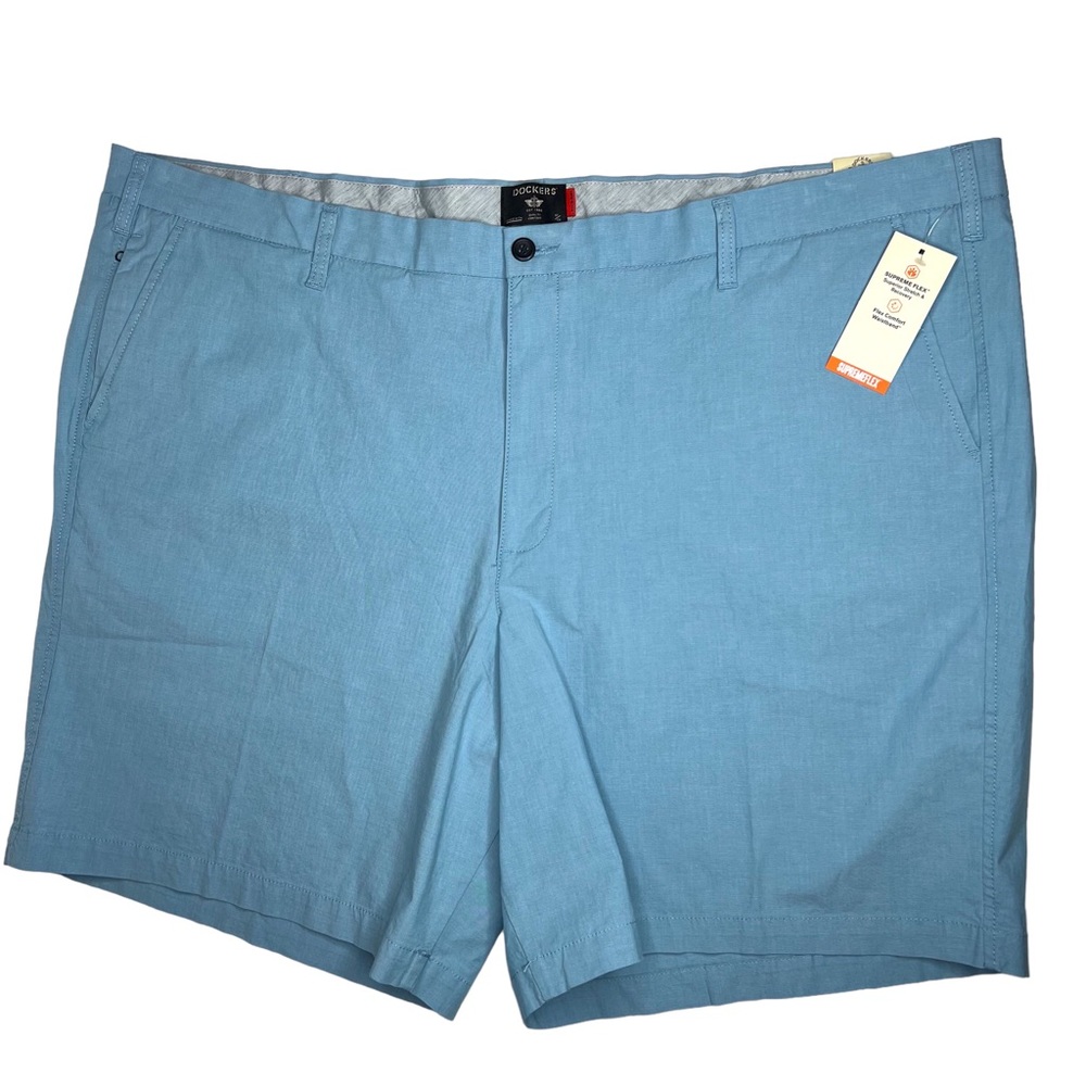 Dockers Ultimate Shorts SupremeFlex Stretch in Cendre Blue Big Tall Size 52